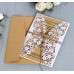 Vellum Paper Invitation White Flower Laser Cut Paper Valentine's Day Greeting Card